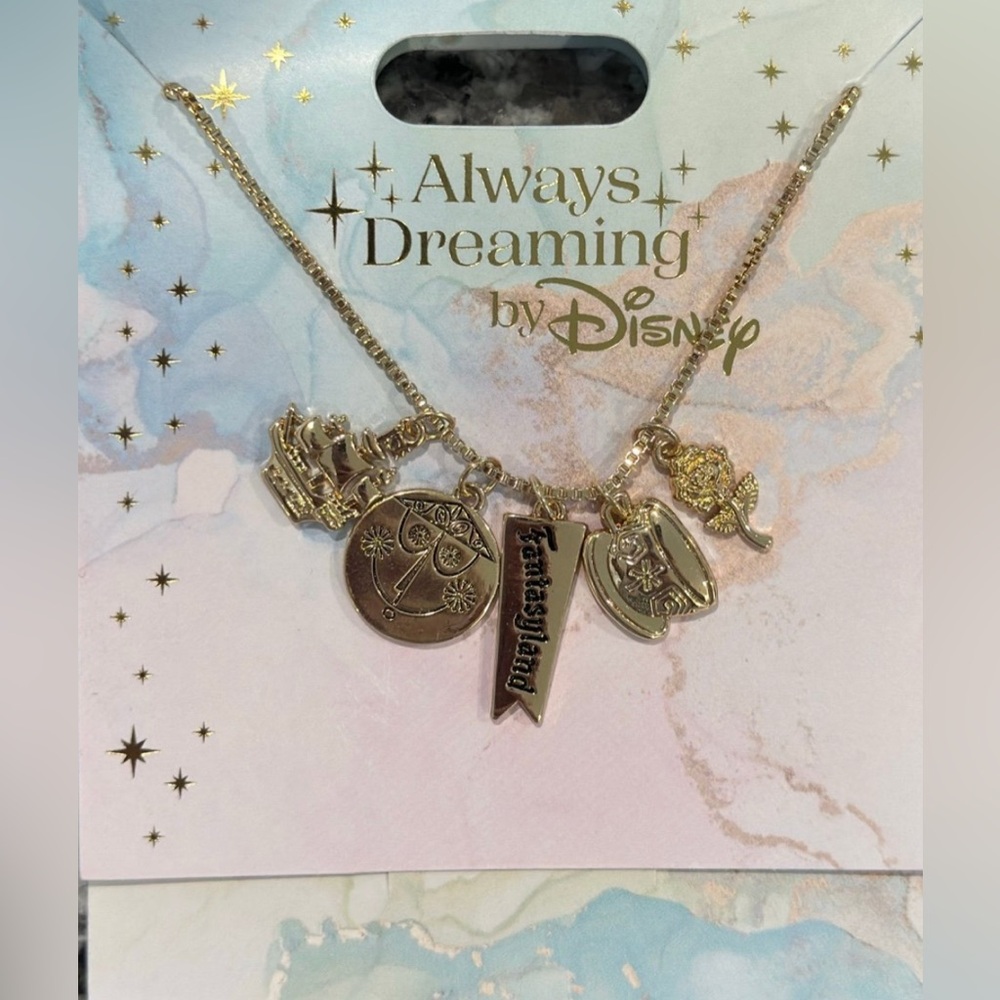 Disney Fantasyland Magic Kingdom Necklace WDW 2025
